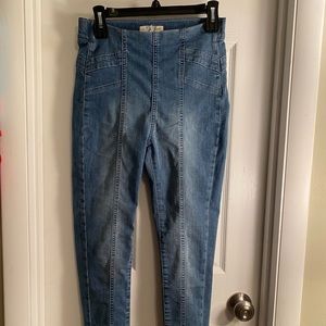 Free People high waisted jeggings size 27